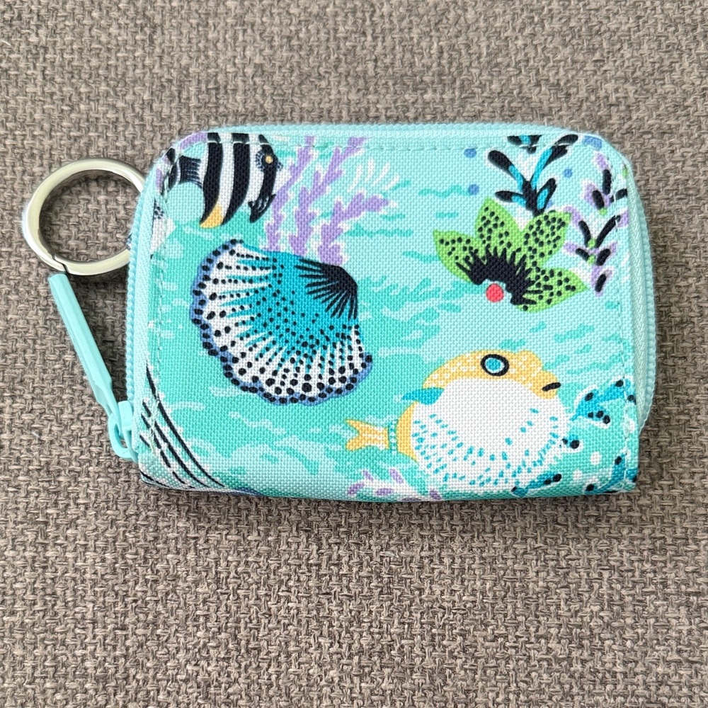 Vera Bradley Ocean-Themed Wallet